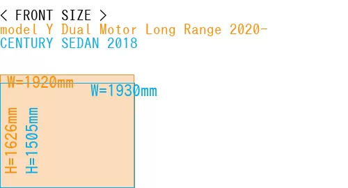 #model Y Dual Motor Long Range 2020- + CENTURY SEDAN 2018